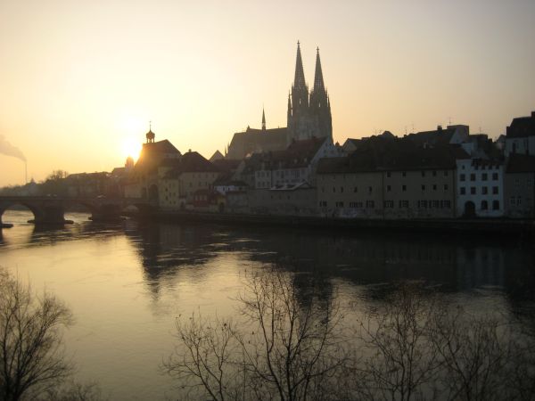 Regensburg im Winter ...